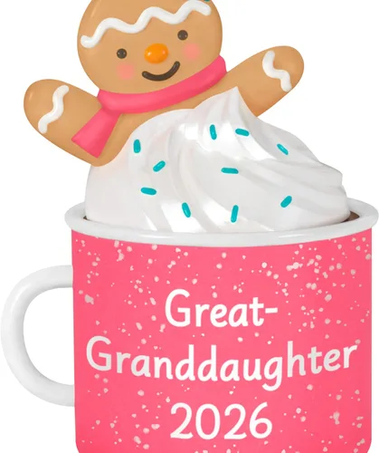 Vista 5 de Hallmark Keepsake Ornament (Great-Granddaughter Hot Cocoa Mug 2026)