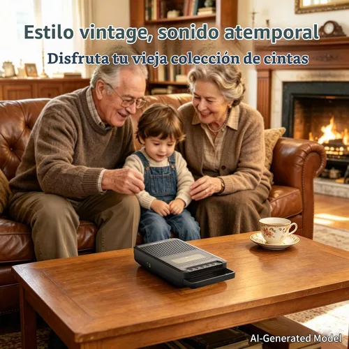 Vista 2 de TOMASHI Reproductor de cinta de cassette,Grabadora de casete portátil