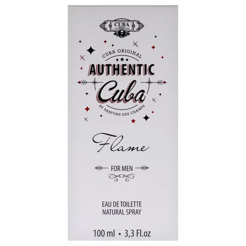 Vista 5 de Cuba Authentic Flame by Cuba para hombre - 3.3 oz EDT Spray
