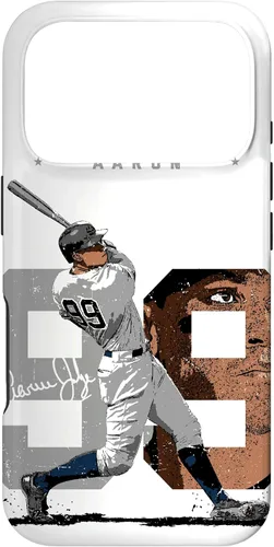 Vista 30 de Aaron Judge Number Portrait Baj New York MLBPA Case for iPhone 17