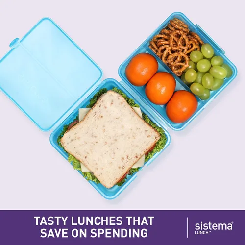 Vista 4 de Sistema Cubo de almuerzo, colores surtidos, 1.4 litros