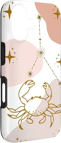 Vista 3 de Cancer Celestial Zodiac Sign Constellation Pastel Aesthetic Case for iPhone 17