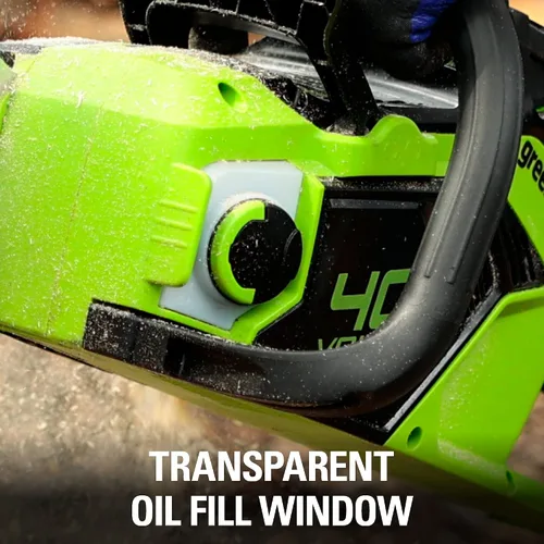 Vista 7 de Greenworks Motosierra inalámbrica sin escobillas de 40 V y 16 pulgadas (Gen 2)