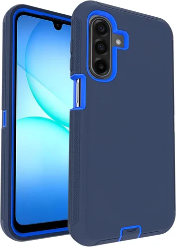 Vista 9 de Funda para teléfono Samsung Galaxy A16 5G, 3 capas de protección contra caídas de 16 pies, con cubierta de puerto a prueba de polvo, funda
