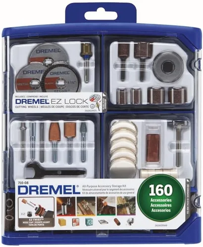 Vista 10 de Dremel EZ725 - Juego de accesorios de herramientas rotativas multiusos de 70 piezas con kit de almacenamiento, EZ-Lock y tambor EZ para cambios