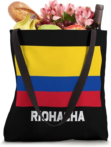 Vista 4 de Riohacha Colombia Flag Emblem Escudo Bandera Crest Tote Bag