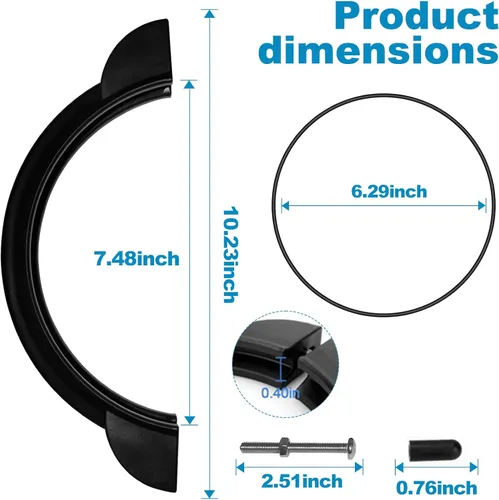 Vista 2 de Ameri Abrazadera de filtro de arena 11380 de repuesto para bomba de filtro de arena Intex compatible con bomba de filtro de arena transparente Intex