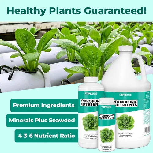 Vista 2 de Nutrientes Hidropónicos para Plantas Comestibles, Alimento Líquido Completo de Una Parte para Sistemas Hidropónicos, 8 oz (250mL)
