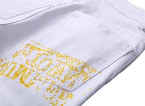 Vista 6 de Enrica Pantalones vaqueros estampados casuales para hombre
