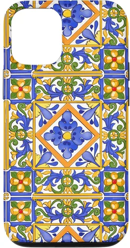 Vista 28 de Sicilian,Italian,Summer,Tiles,Mosaic,Majolica Art Case for iPhone 17