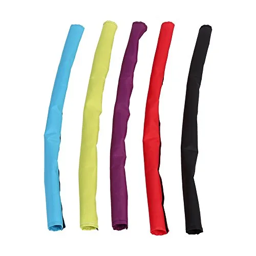 Vista 2 de Paquete de 2 fundas para cochecito de bebé, cubierta de manillar para cochecito de bebé, barra de parachoques a prueba de polvo (azul)