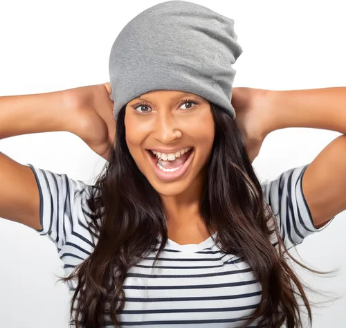 Vista 51 de Jemis Skullies - Gorro tipo beanie informal para otoño