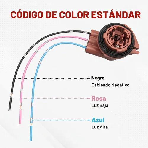Vista 4 de RED WOLF 3157 3156 Adaptador de Enchufe de Arnés Precableado Conector Pigtail Compatible con GM GMC Chevy Buick Cadillac 1997-2007