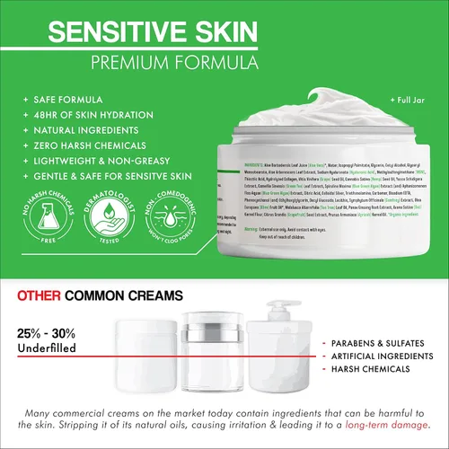 Vista 3 de Crema hidratante facial y corporal de aloe vera