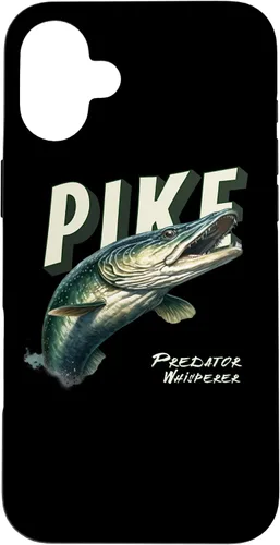 Vista 22 de iPhone 16 Northern Pike Whisperer Fishing Enthusiasts Angler Fishermen Case