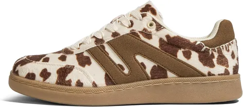 Vista 22 de LUCKY STEP Zapatillas de moda con suela de goma retro para mujer
