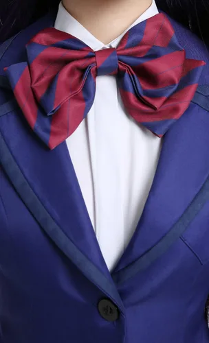 Vista 6 de Haikyuu Conjunto de uniforme escolar para mujer disfraz de cosplay con medias y pajarita