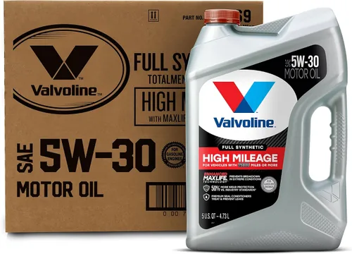 Vista 72 de Valvoline - Aceite de alto millaje 150 K con MaxLife Plus Technology, SAE 5W-20, 1 cuarto de galón