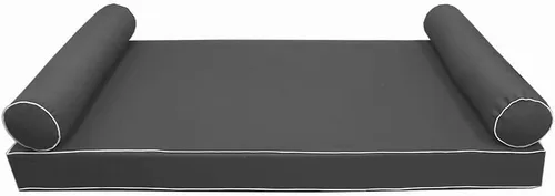 Vista 3 de Style5 - Juego completo de funda de colchón para cama de exterior con ribete en contraste para cuna, AD003