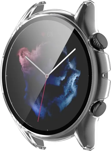 Vista 9 de TenCloud Fundas compatibles con Amazfit GTR 3 Pro/GTR 3 Watch Case Soft TPU a prueba de golpes, protector de pantalla para Amazfit GTR 3 Pro Negro