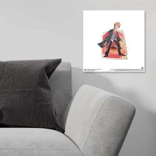 Vista 3 de Trends International Gallery Pops Harry Potter Magic Awakened - Arte gráfico de pared de Ron Weasley, versión sin marco, 12 x 12 pulgadas