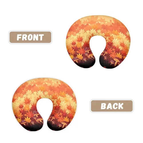 Vista 3 de Nursing Pillow Cover Stretchy Autumn Mushroom Ombre Cover for Breastfeeding Pillows Nursing Pillow Case for Newborn Fits the Original Support Pillow
