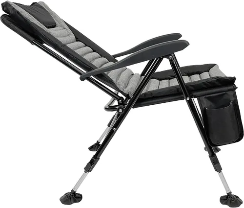 Vista 6 de Kuma Outdoor Gear Silla fuera de la rejilla, gris jaspeado, 832-KM-OGC-HG