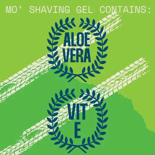 Vista 2 de Mo' Handsome Gel de afeitado prémium para hombres – Fórmula de deslizamiento suave para un afeitado cercano – Uso con cuchillas de afeitar