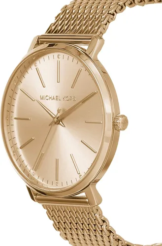 Vista 4 de Michael Kors Pyper - Reloj de acero inoxidable con tres manecillas