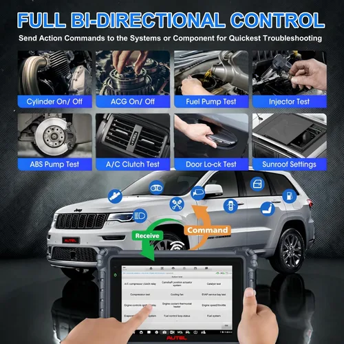 Vista 4 de Autel Escáner de diagnóstico MaxiSys MS906 Pro OBD2, codificación ECU, más de 3000 pruebas activas, servicio de más de 40 años, herramienta