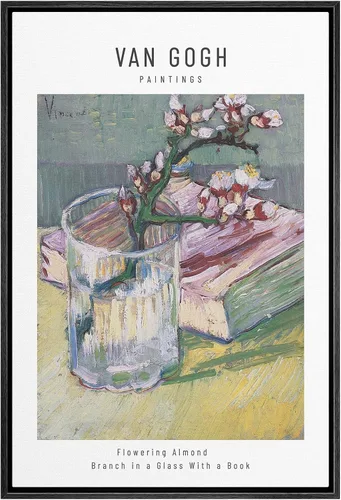 Vista 45 de SIGNWIN Lienzo enmarcado para pared, diseño de Vincent Van Gogh, un par de amantes, naturaleza, ilustraciones de área silvestre, bellas artes