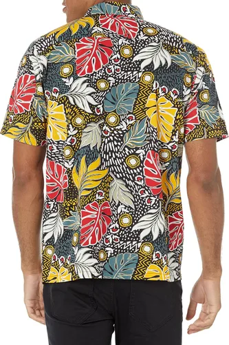 Vista 2 de LRG Camiseta tejida con botones de manga corta para hombre
