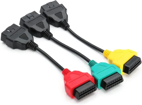 Vista 6 de 3 unids Cables Adaptadores A1+A2+A3 16-Pins Cable de Coche Adaptador Conector para Fiat para Alfa Romeo Lancia OBD II 2