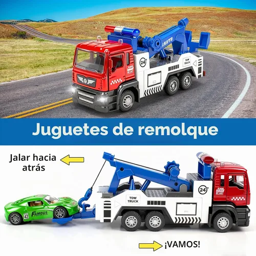 Vista 5 de Camión de remolque fundido a presión, vehículo de tracción con 2