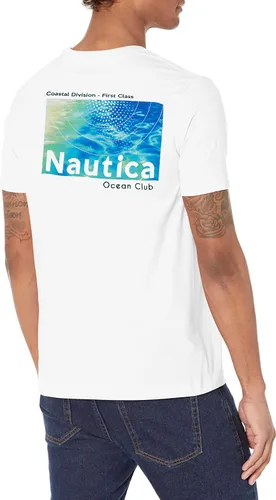 Vista 4 de Nautica Camiseta gráfica hecha de forma sostenible para hombre