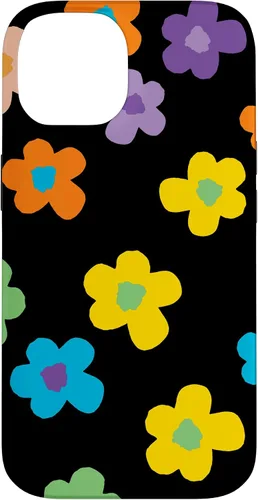 Vista 4 de Cute Flower Pattern Multicolor Wildflower Floral Yellow Case for iPhone 17
