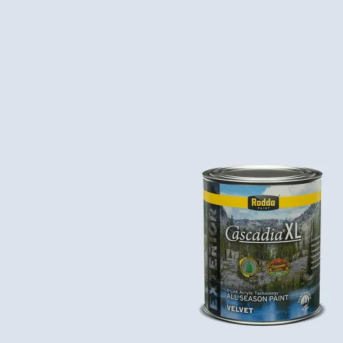 Vista 176 de Rodda Paint CASCADIA XL Pintura e imprimación satinada exterior en uno, cuarto de galón, Aquafir