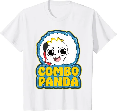 Vista 33 de Ryan's World Arctic Adventures Combo Panda Camiseta, Azul / Patchwork, S Azul Marino