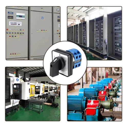 Vista 6 de Interruptor de cambio LW28-20 3 posiciones 8 terminales Selector de leva giratorio universal Interruptores de bloqueo 550V 20A