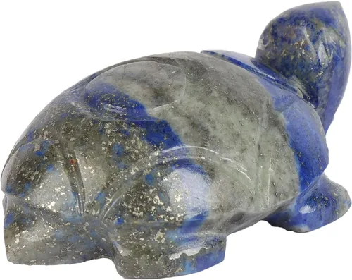 Vista 3 de GEMHUB Estatua de tortuga de lapislázuli tallada a mano aprox. 213.00 quilates, Gema, Lapislázuli natural