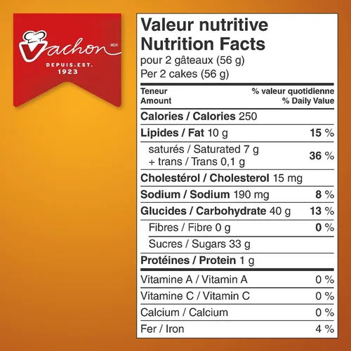 Vista 2 de Vachon Ah Caramel! Cake, 1 Count, 336g {Imported from Canada}