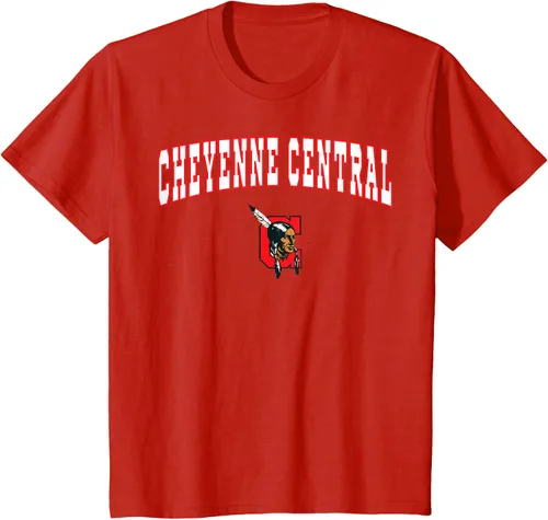 Vista 3 de Cheyenne Central High School Indians T-Shirt C2