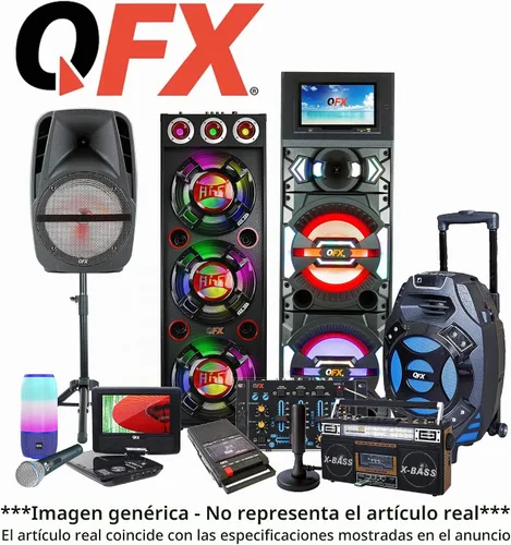 Vista 3 de QFX Micrófono dinámico para instrumentos, conector XLR (M-158), negro