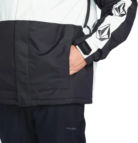 Vista 5 de Volcom Chaqueta de snowboard con aislamiento de piedras icónicas para hombre PARENT