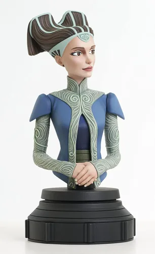 Vista 3 de Star Wars: The Clone Wars – Busto a escala 1:7 Padme Amidala