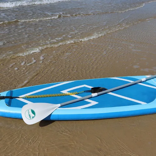 Vista 6 de YVLEEN SUP Paddle Board Paddle,Stand Up Paddleboard Paddles Paletas de aluminio ajustable 4 piezas flotante Kayak Paddle,Paleta convertible