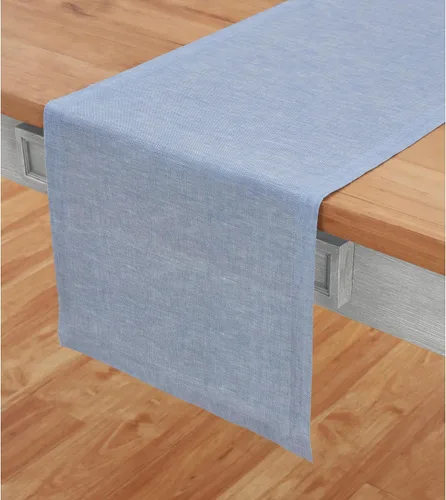 Vista 18 de Solino Home - Camino de mesa de lino natural claro, 14 x 36 pulgadas, Athena, para Acción de Gracias, Navidad, vacaciones, lavable a máquina