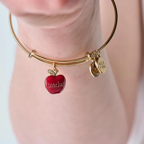 Vista 2 de Alex and Ani Pulsera de agradecimiento al profesor