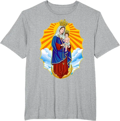 Vista 37 de Chinita Chiquinquira Venezuela Maracaibo Virgen Chiquinquira Chinita Zulia Camiseta negra
