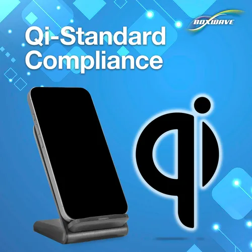 Vista 8 de BoxWave Cargador compatible con Samsung Galaxy S10e - Soporte inalámbrico de carga rápida (10W), sin cable, sin problema, carga tu teléfono